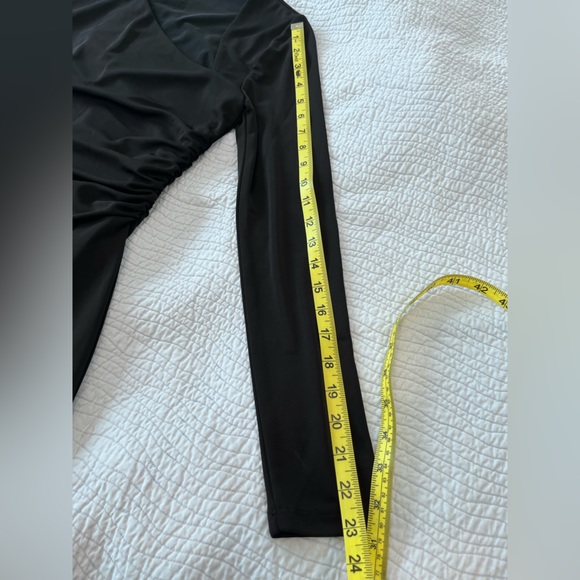 Lovers + friends Penelope black asymmetrical neck long sleeve dress NWT.  Small - Picture 11 of 14